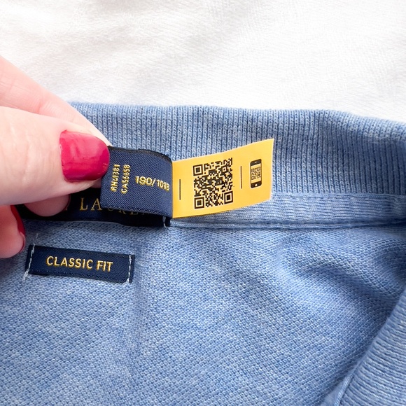Polo Ralph Lauren The Iconic Mesh Polo Shirt Blue Classic Fit Size XXL Preppy - Picture 6 of 11